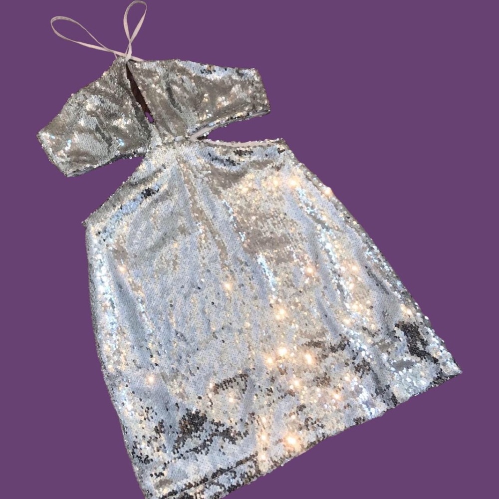 Glamorous sequin desire cut-out dress